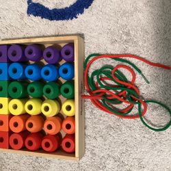 Melissa & Doug Primary Lacing Beads