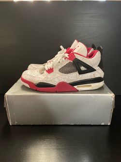 Jordan 4 laser fire red