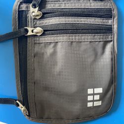 Zero Grid ~ Travel Neck Wallet with RFID Blocking Card Holders 