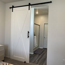Barn Door X Design White 40/96”