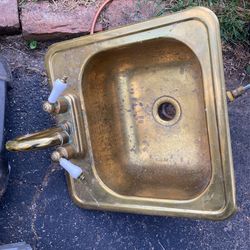 sink Solid Brass…w-faucet