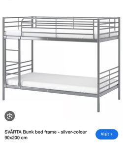 Kids Bunk Beds - Svarta IKEA Frame
