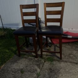 High Solid Wood Frame Chairs