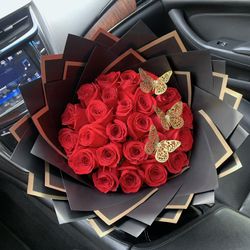 25 Red Roses Bouquet