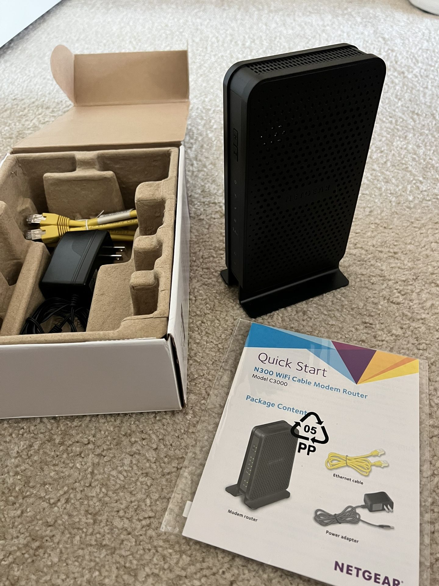 Netgear N300 C3000 Modem/ Router combo
