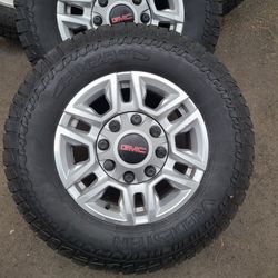GMC 17" Wheels and Tires 8-lug