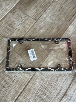 Halloween license plate