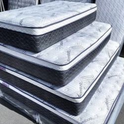 Brand new ,E King,Cal King,Queen,Full And Twin Size Pillow Top Mattress And Box Spring,Prices Are Between $160-$350