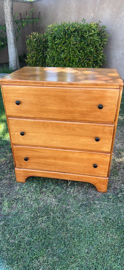 Solid Maple 3 Drawer Dresser