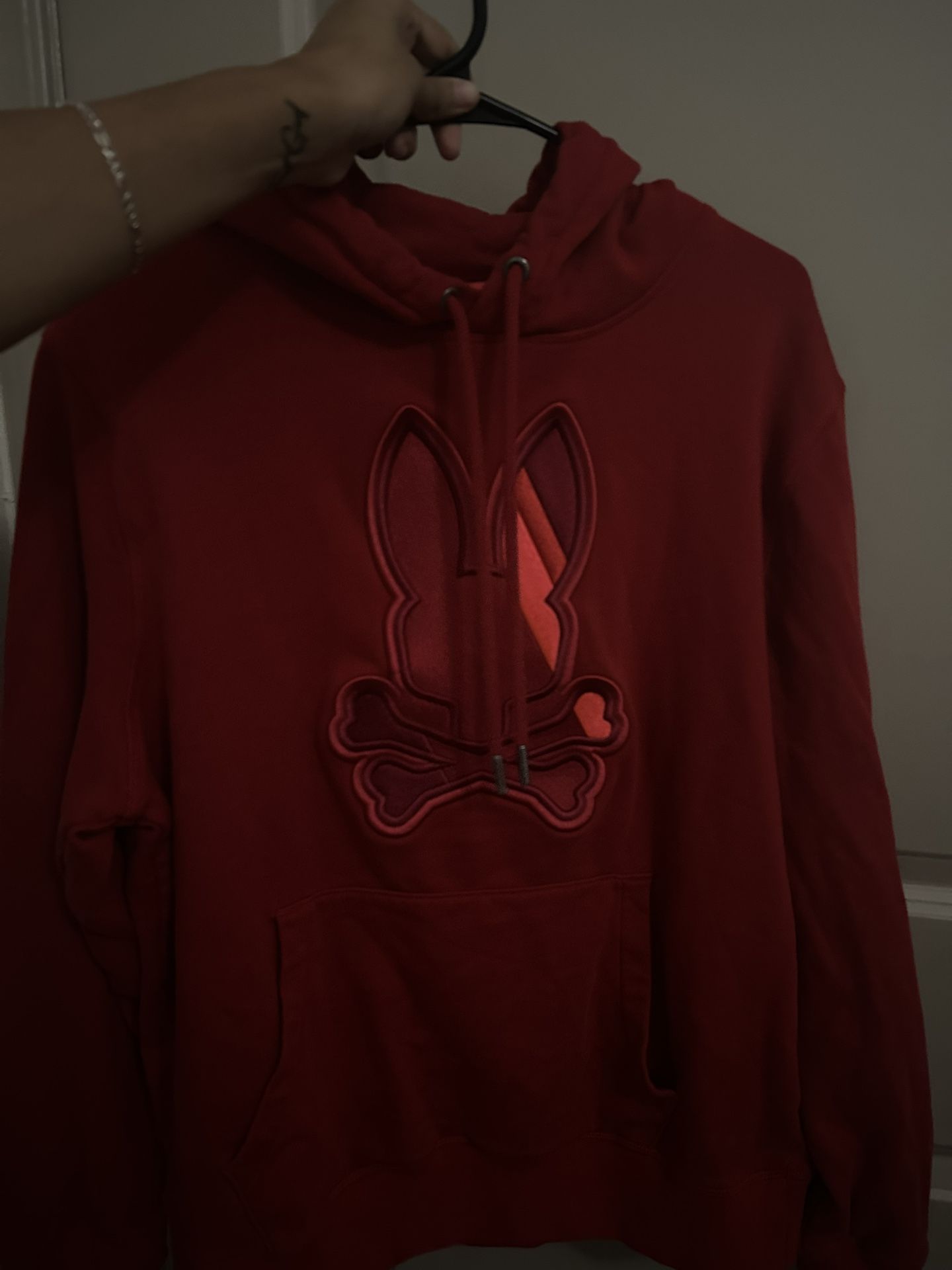 Red Psycho Bunny Hoodie