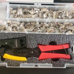 Platinum Tools 10Gig Termination Kit - Crimper, Stripper, RJ45 Connectors