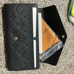 Louis Vuitton Black Monogram Empreinte Wallet 