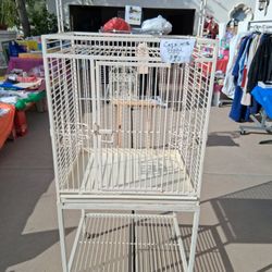 Bird Cage, With Gym, With Easy To Move Wheels