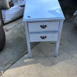 Vintage Wood Side Table