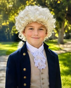 White Colonial Costume Wig