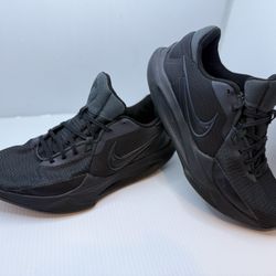 Nike Precision 6 Basketball Shoe Black Anthracite Black - Size 13