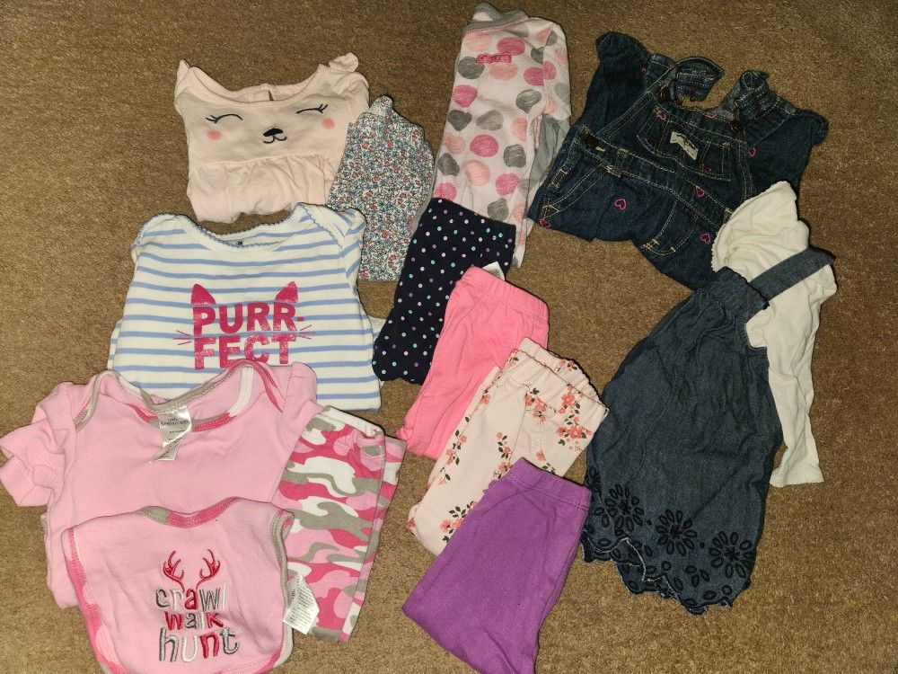 Girls 6-9mo Winter/Fall Clothing Lot