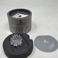 Vintage Swarovski Crystal Figurine Hedgehog Porcupine 7669 nr 35