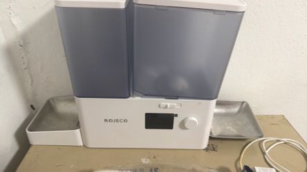 ROJECO Automatic Pet Feeder – Dual Hopper WiFi Feeder