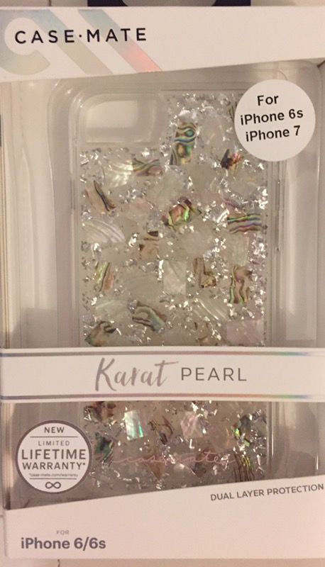 CASEMATE IPHONE 6/6s cell phone case PEARL/ SILVER
