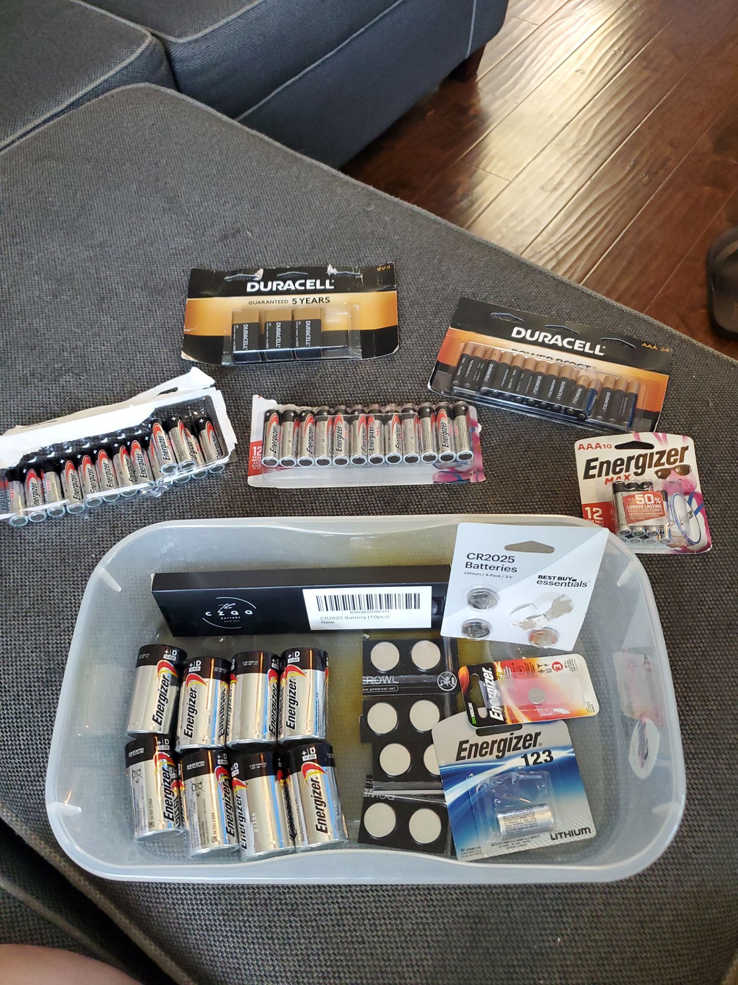 Big box of batteries