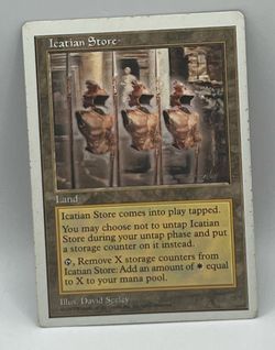 MTG Fifth Edition Icatian Store Land Card