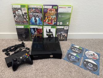 250GB Black Xbox 360 w/12 Great Games including Halo and Call of Duty!