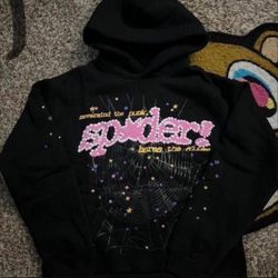 black sp5der hoodie 