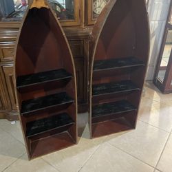 Boat Shaped Book Shelves 