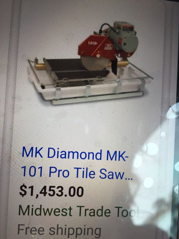 Mk Wet Tile Saw For In Los Alamitos Ca Offerup Mk Wet Tile Saw