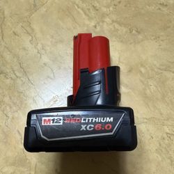 Milwaukee M12 XC6.0 Battery