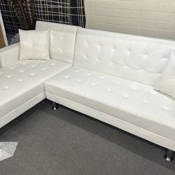 White sofa futon