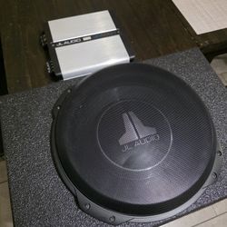 ** Like New ** JL Audio 12tw3 Shallow Subwoofer W/ JL 500 Watt Amp