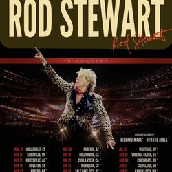 April 19, 2026 Rod Stewart concert at The Cynthia Woods Pavillon