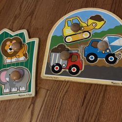 Melissa And Doug 3 Piece Puzzles