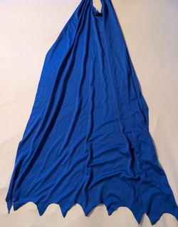 S125) Blue Batman Cape adult size small