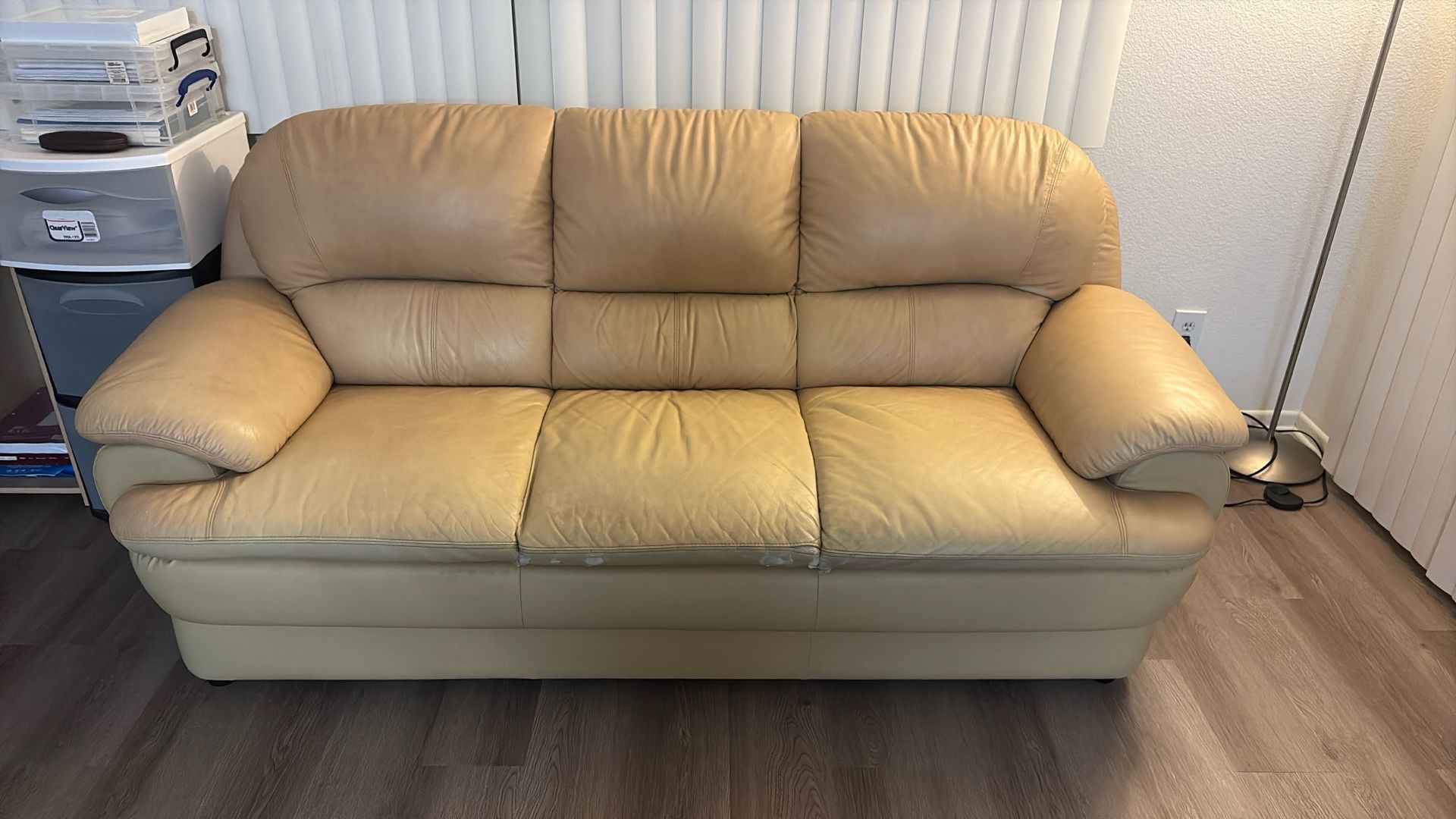 Beige-Colored Couch