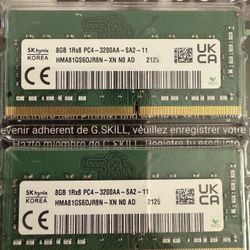 DDR4 So-DIMM 2x 8 Gb Memory