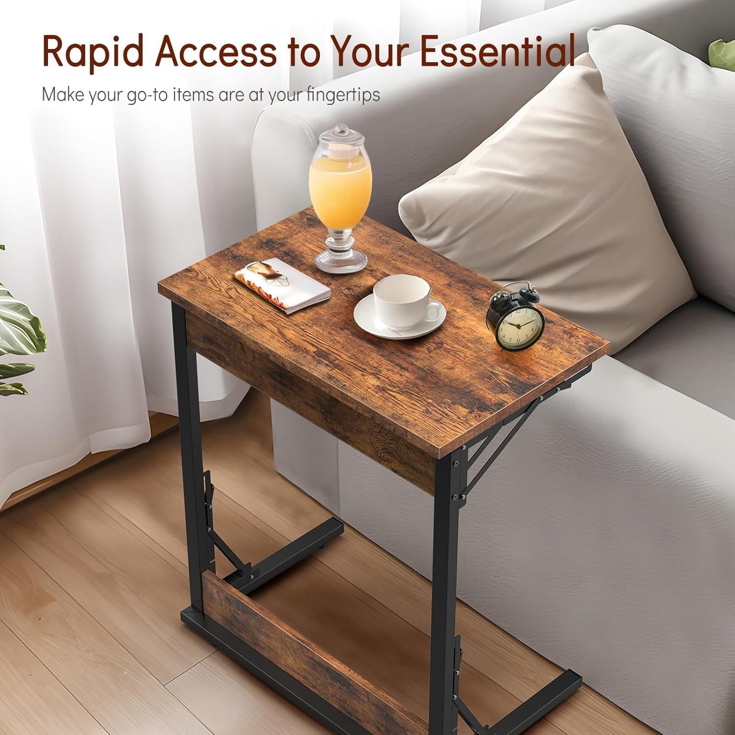 4 Folding End Side Tables C-Shipped