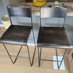 West Elm Barstools Bar Height 