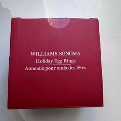 WILLIAM SONOMA Holiday Egg Rings (4)