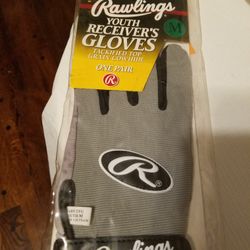 Rawlings Youth Receiver's Gloves 1 Pair Size M