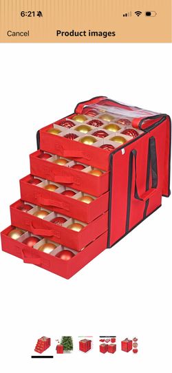 Holiday Ornament Storage Holder NEW