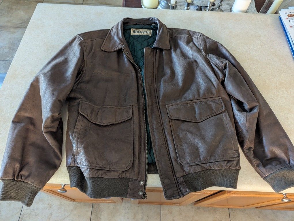 Vintage Aeropostale Leather Jacket