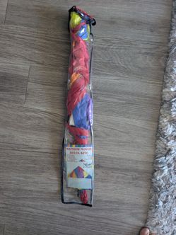 Rainbow Delta Kite Blue and Pink 45"W x 28.5"L with 330' Kite String and Handle
