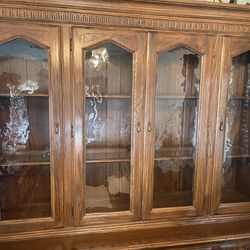 China Cabinet With Lights 