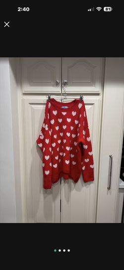 Valentines Heart Sweater Now Only $20!!! 