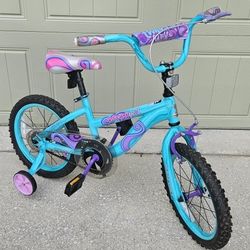 16" Dynacraft Twilight Twist Bike (teal) for kids