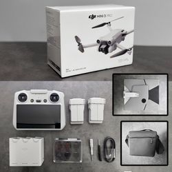 DJI Mini 3 Pro Drone SEALED + Used DJI RC + 2 Batteries + Bundle MT3M3VD