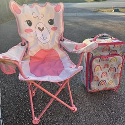 Kids Chair And Suitcase